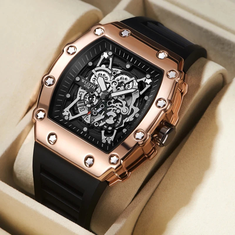 Square Quartz Sports Watch