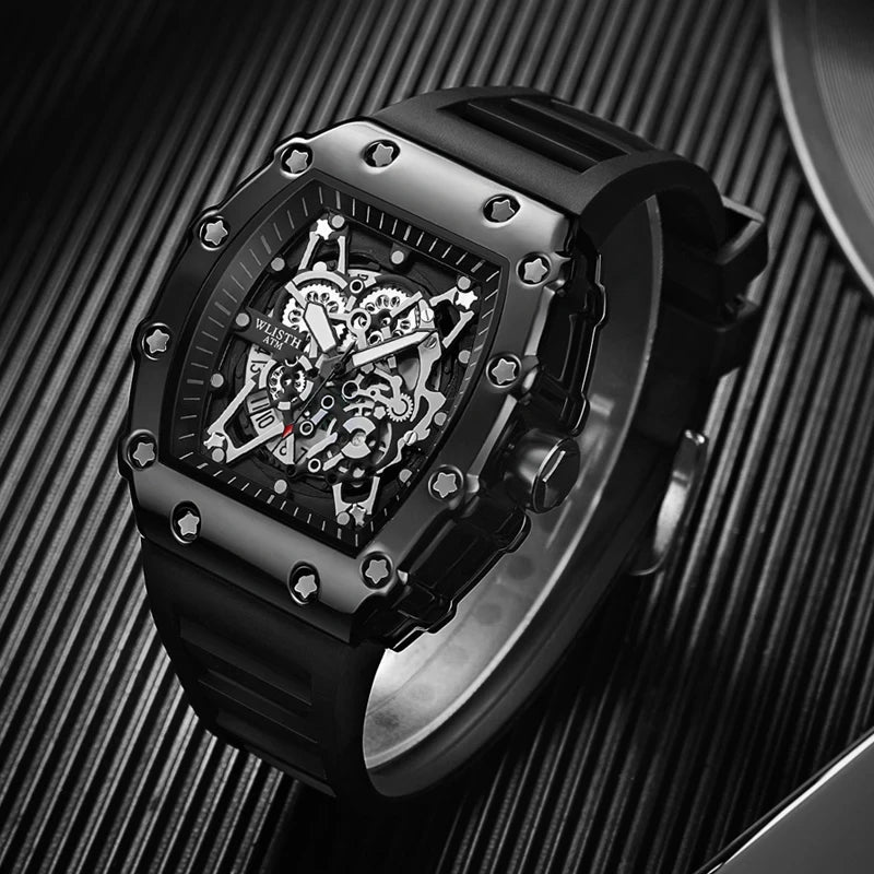 Square Quartz Sports Watch