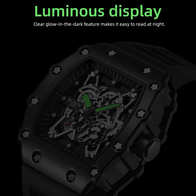 Square Quartz Sports Watch