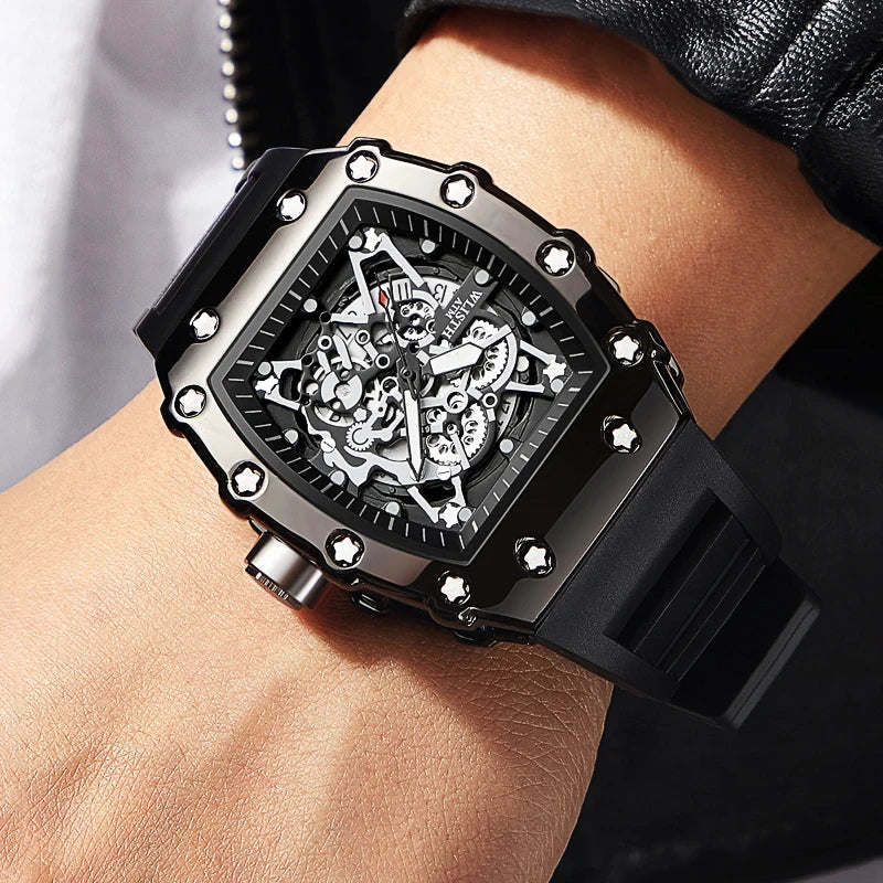 Square Quartz Sports Watch